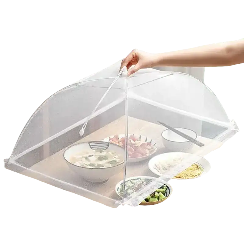 Muffin Jail Foldable Mesh Food Covers Keep Washable Flies Away