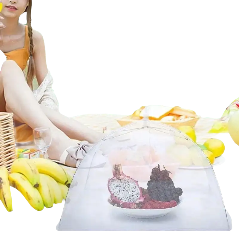 Mesh food cover.