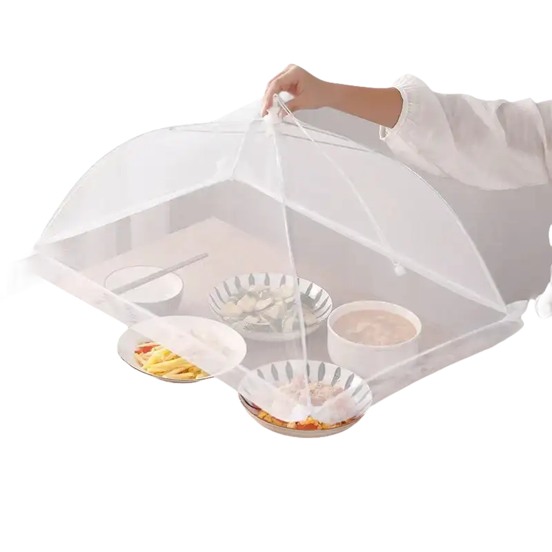 Mesh food cover.