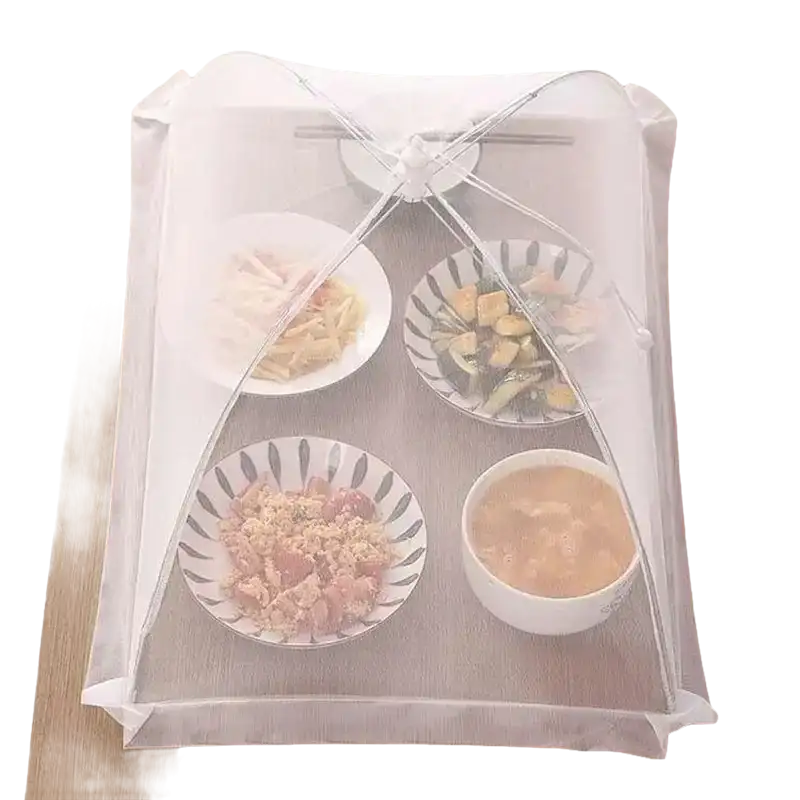 Muffin Jail Foldable Mesh Food Covers Keep Washable Flies Away