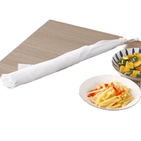 White drawstring food strainer.