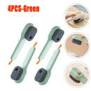 1pc Multi-function automatic spot shoe brush soft hair hand pressure hanging hole suitable for clothing carpet plastic