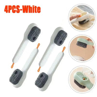 1pc Multi-function automatic spot shoe brush soft hair hand pressure hanging hole suitable for clothing carpet plastic