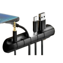 Black cable organizer.