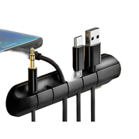 Black cable organizer.