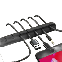 Black cable organizer.