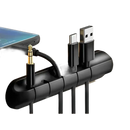 Black cable organizer.