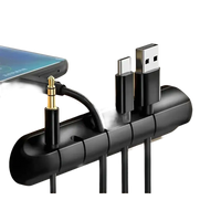Black cable organizer.