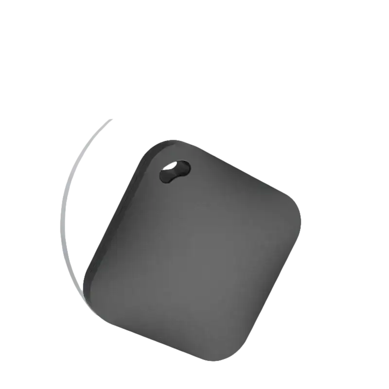 My Little Gray Square Bluetooth GPS Tracker Finder Device