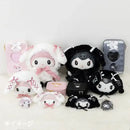 Collection of Sanrio character merchandise.