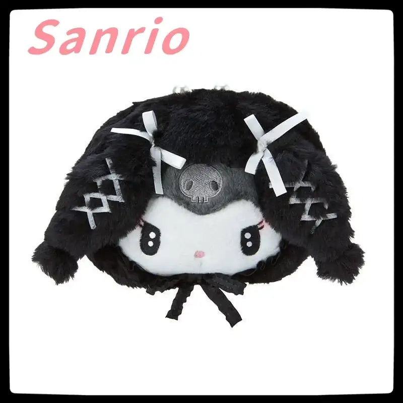 Kuromi Bunny Pouch Melody Plush Head Doll Storage