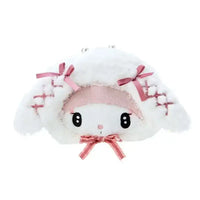 White plush My Melody purse.