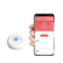 Water leakage sensor and smartphone.