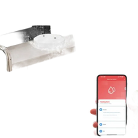 Water leak sensor with mobile app notification.