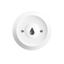 White circular water sensor.
