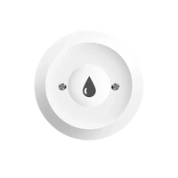 White circular water sensor.