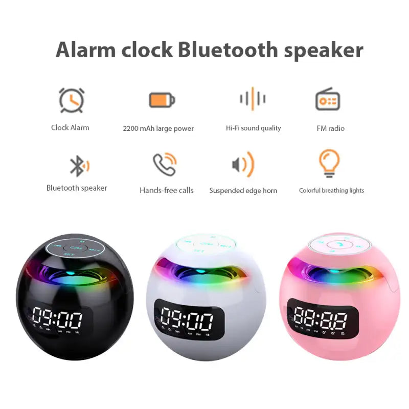 My Sweet Little Trendy Bluetooth Speaker Clock