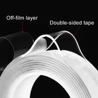 1pc Nano Tape Super Strong Double Sided Tape Extra Strong Adhesive Non-slip Waterproof Transparent Tape for Kitchen