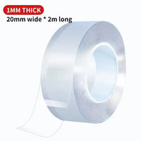Nano Double Sided Tape Transparent Waterproof Strong Tape Reusable Nano Tape Kitchen Bathroom Home Decoration - G397A