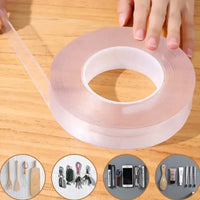 Nano Double Sided Tape Transparent Waterproof Strong Tape Reusable Nano Tape Kitchen Bathroom Home Decoration - G397A