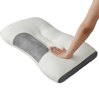 Ergonomic memory foam pillow.