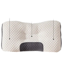 Ergonomic cervical pillow.
