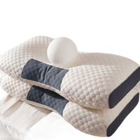 Ergonomic memory foam pillows.