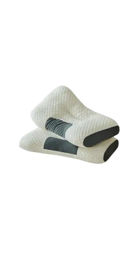 Knitted cotton massage pillow.