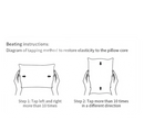 Pillow beating instructions.