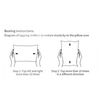 Pillow beating instructions.