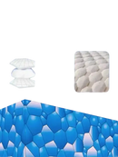 Water cube technology mattress layers.