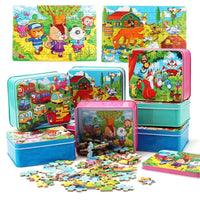 Animal Adventure 80-Piece Puzzle Set for Kids 🧩