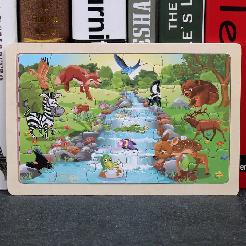 Animal Adventure 80-Piece Puzzle Set for Kids 🧩 - Style16