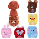 Animal-themed dog diapers.