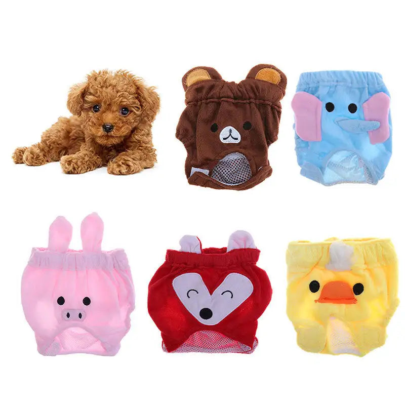 Oinktastic Reusable Dog Diapers for Potty Training Piggy Pups