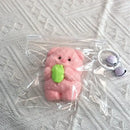 Slow Rebound Edible Silicon Decompression Squeezing Toy - Pig Pink