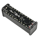 Rectangular black LED light bar.