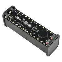 Rectangular black LED light bar.