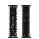 Two transparent battery-powered LED light bars.
