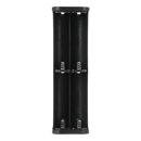 Black plastic battery holder.