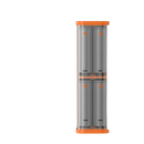Battery holder with installation instructions.