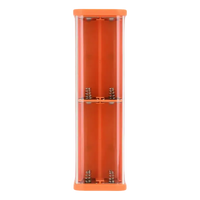 Orange battery storage case.