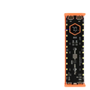 Orange battery tester.