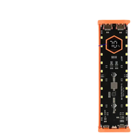 Orange battery tester.