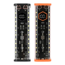 Two rectangular power banks with digital displays.
