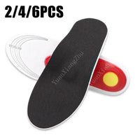 2/4/6Pcs Arch Support Plantar Fasciitis Foot Shoes Insoles Orthopedic Insole for Feet Men Women EVA Shock Absorbing