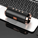 AquaSound 9D: Waterproof Bluetooth Stereo Speaker - Black