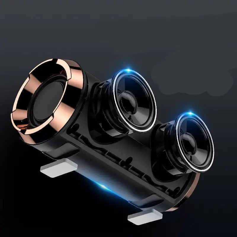 Our Beautiful Black and Bronze Portable Bluetooth Speaker