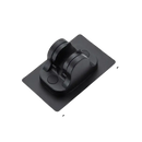 Black adhesive shower head holder from Our Sweet Black Ventouse Noire Support Mural Selection, trendy and support mural réglable