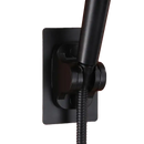 Black shower head holder from Our Sweet Black Ventouse Noire Support Mural Selection, trendy support mural réglable